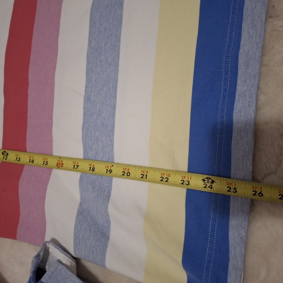 Joules saunton sweatshirt size 14 rainbow stripe top shirt - Picture 4 of 6